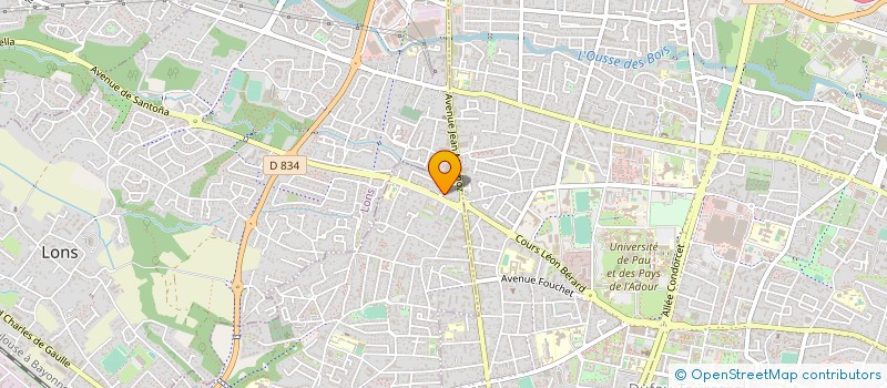 localisation de l'entreprise MONSIEUR JEAN WEISS  BILLERE