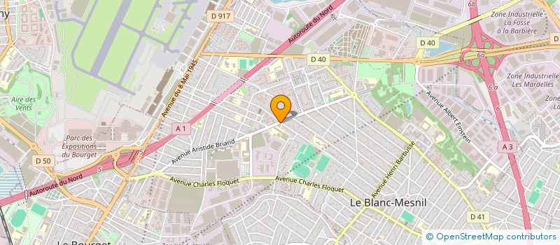 localisation de l'entreprise MONSIEUR JEAN WESNER ALTENOR à LE BLANC-MESNIL
