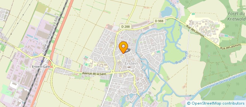 localisation de l'entreprise MONSIEUR JEAN WETTERWALD  ERSTEIN