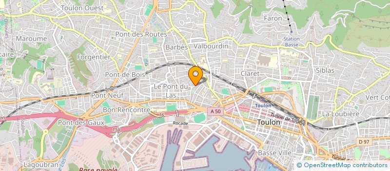 localisation de l'entreprise MONSIEUR JEAN WICKI  TOULON