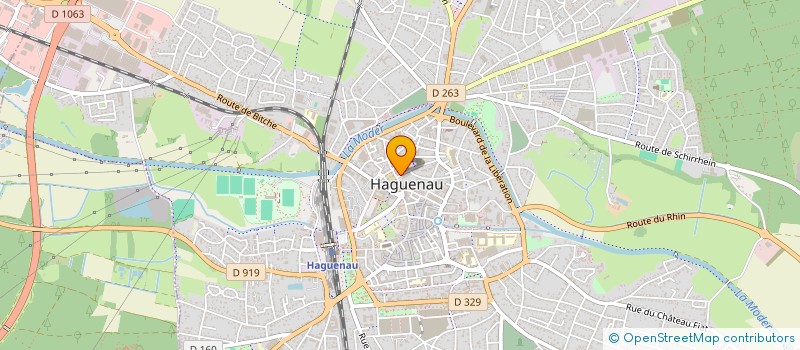 localisation de l'entreprise MONSIEUR JEAN WILLE  HAGUENAU