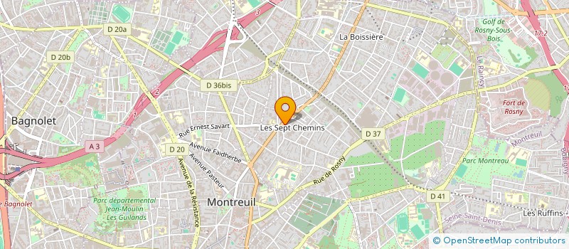 localisation de l'entreprise MONSIEUR JEAN-WILLIAM NADJAR à MONTREUIL