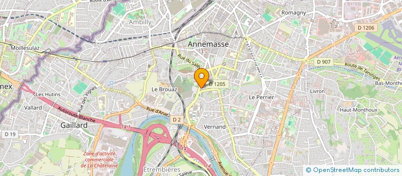 localisation de l'entreprise MONSIEUR JEAN WILLIAMS SOLLO OYEBE  ANNEMASSE