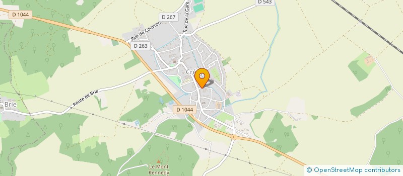 localisation de l'entreprise MONSIEUR JEAN WILLIE LIER  CREPY