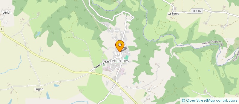 localisation de l'entreprise MONSIEUR JEAN WINAUD-TUMBACH  LEDERGUES