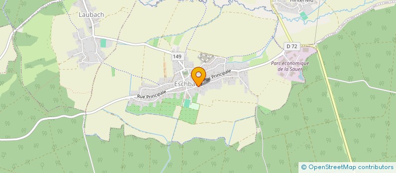 localisation de l'entreprise MONSIEUR JEAN WINLING à ESCHBACH
