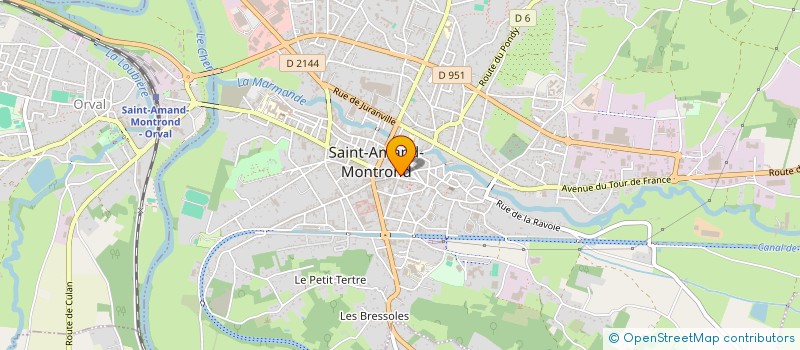 localisation de l'entreprise MONSIEUR JEAN WINTERSHEIM  SAINT-AMAND-MONTROND