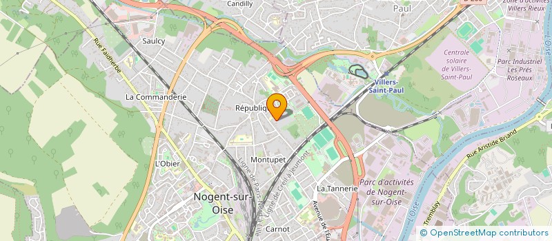 localisation de l'entreprise MONSIEUR JEAN WISNER AIME  NOGENT-SUR-OISE