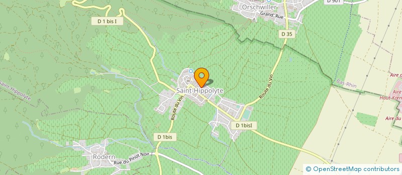 localisation de l'entreprise MONSIEUR JEAN WITTERSHEIM  SAINT-HIPPOLYTE