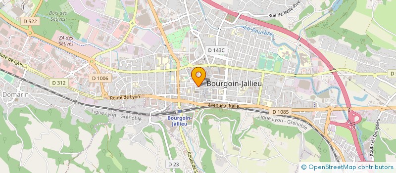 localisation de l'entreprise MONSIEUR JEAN WOLF à BOURGOIN-JALLIEU