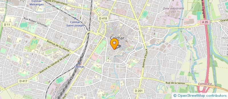 localisation de l'entreprise MONSIEUR JEAN WOLFANGEL  COLMAR