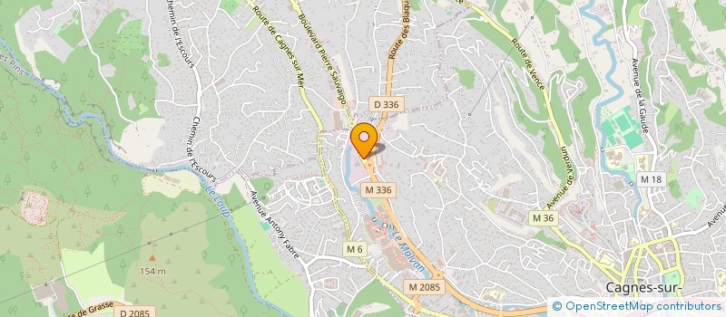 localisation de l'entreprise MONSIEUR JEAN WORONECKI à CAGNES-SUR-MER
