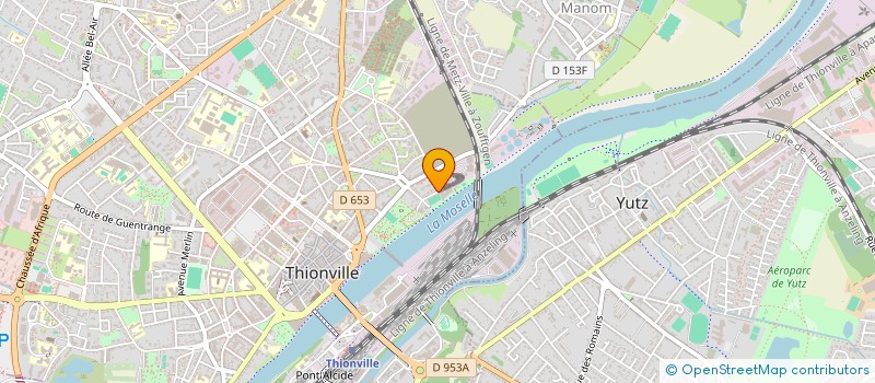 localisation de l'entreprise MONSIEUR JEAN WURTZ  THIONVILLE