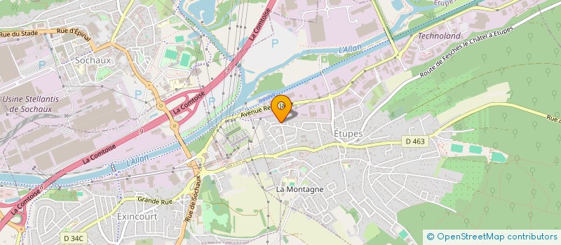 localisation de l'entreprise MONSIEUR JEAN WYNS  ETUPES