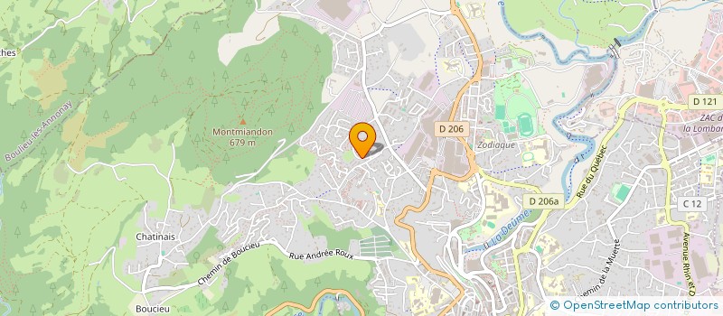 localisation de l'entreprise MONSIEUR JEAN-XAVIER CUINAT GUERRAZ  ANNONAY