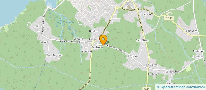 localisation de l'entreprise MONSIEUR JEAN XAVIER MARIE SAGOT-DUVAUROUX  SANGUINET