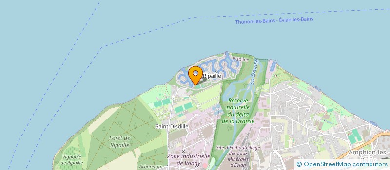 localisation de l'entreprise MONSIEUR JEAN-YANN BOYER  THONON-LES-BAINS