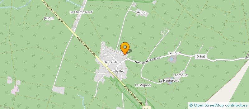 localisation de l'entreprise MONSIEUR JEAN-YANNICK COTTE  LE BARP