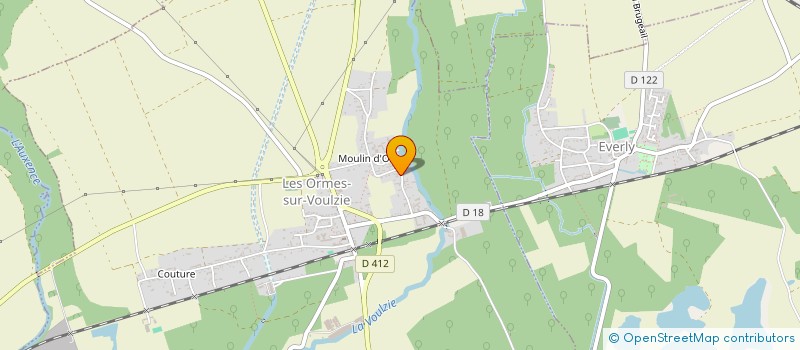 localisation de l'entreprise MONSIEUR JEAN YANSAUD à LES ORMES-SUR-VOULZIE