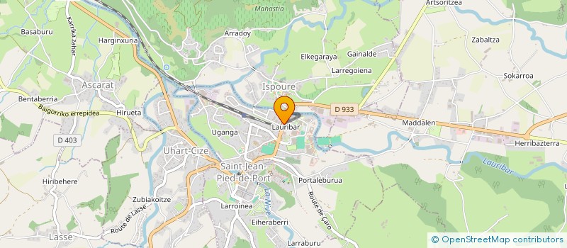 localisation de l'entreprise MONSIEUR JEAN YBARGARAY à SAINT-JEAN-PIED-DE-PORT