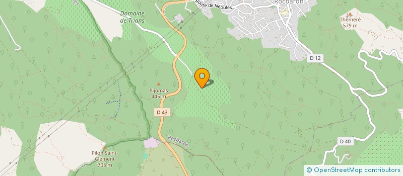 localisation de l'entreprise MONSIEUR JEAN YGNARD  ROCBARON