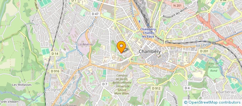 localisation de l'entreprise MONSIEUR JEAN YOAN SAVIGNAC  CHAMBERY