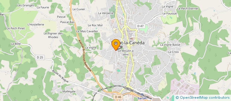 localisation de l'entreprise MONSIEUR JEAN YOVITCHITCH à SARLAT-LA-CANEDA