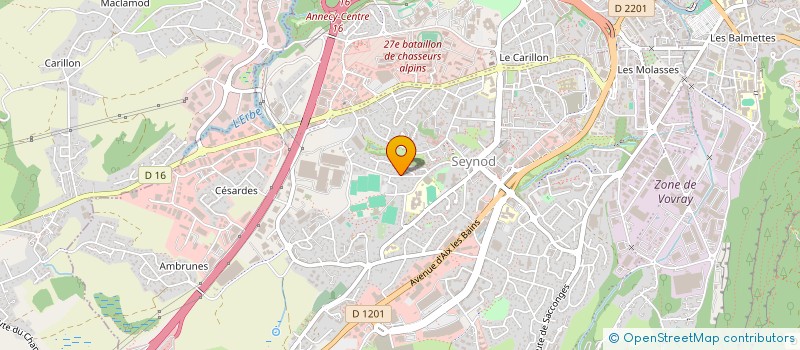 localisation de l'entreprise MONSIEUR JEAN YSARD à ANNECY