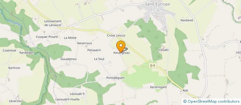 localisation de l'entreprise MONSIEUR JEAN YVEN  LANNEANOU