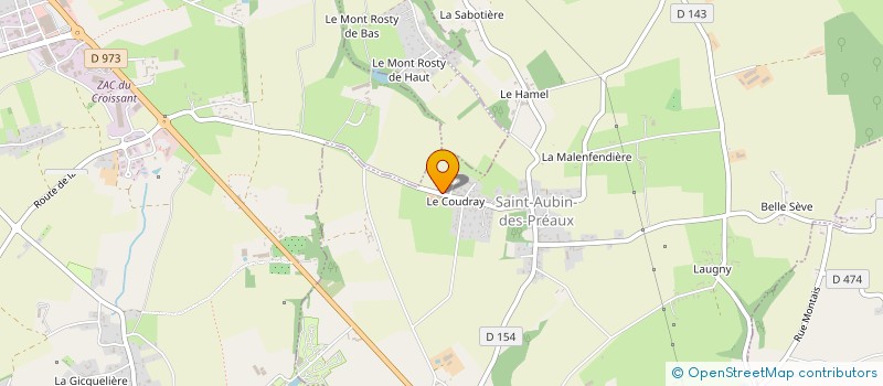 localisation de l'entreprise MONSIEUR JEAN YVER à SAINT-AUBIN-DES-PREAUX