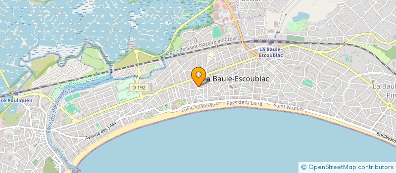 localisation de l'entreprise MONSIEUR JEAN-YVES ALLARD à LA BAULE-ESCOUBLAC