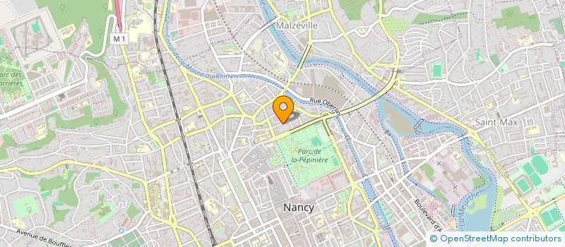 localisation de l'entreprise MONSIEUR JEAN-YVES ANTOINE  NANCY