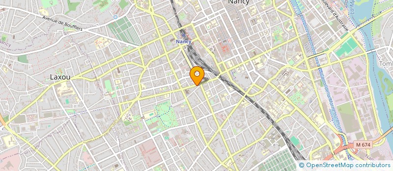 localisation de l'entreprise MONSIEUR JEAN-YVES ANTOINE  NANCY