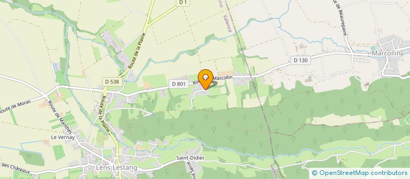 localisation de l'entreprise MONSIEUR JEAN-YVES ARGOUD à LENS-LESTANG