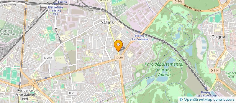 localisation de l'entreprise MONSIEUR JEAN-YVES ATLAN à STAINS