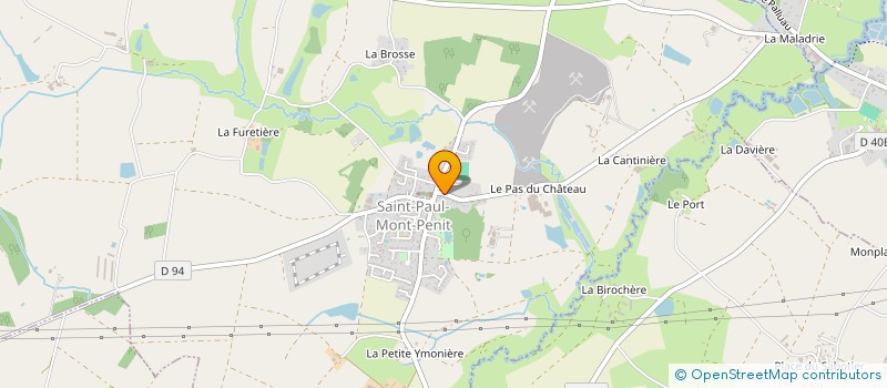 localisation de l'entreprise MONSIEUR JEAN YVES AUCOIN  SAINT-PAUL-MONT-PENIT