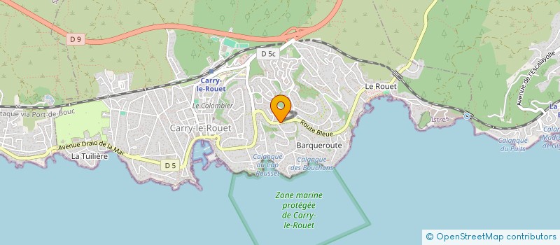 localisation de l'entreprise MONSIEUR JEAN-YVES AZOULAI  CARRY-LE-ROUET