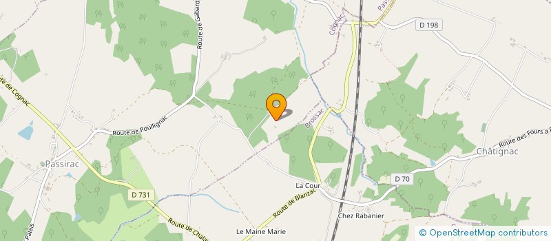 localisation de l'entreprise MONSIEUR JEAN-YVES BANNIER à PASSIRAC