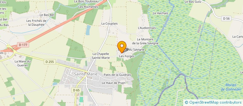 localisation de l'entreprise MONSIEUR JEAN-YVES BARREYRE  SAINTE-MARIE