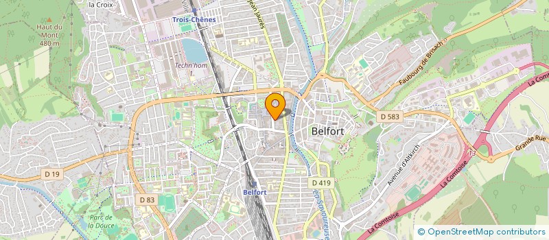 localisation de l'entreprise MONSIEUR JEAN-YVES BASSI à BELFORT