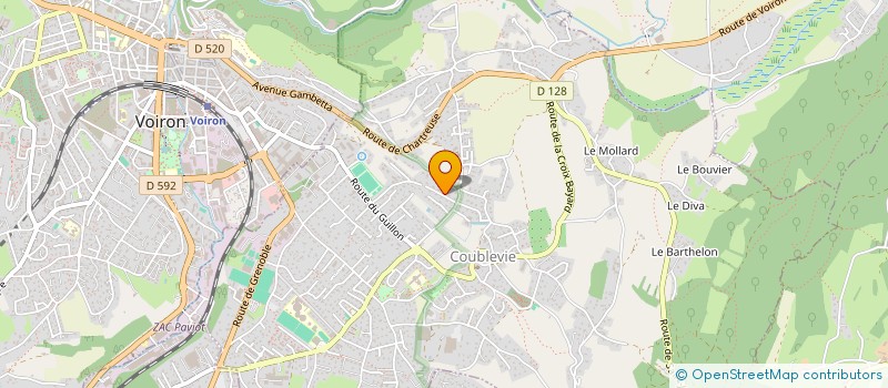 localisation de l'entreprise MONSIEUR JEAN-YVES BATTAGLI  COUBLEVIE