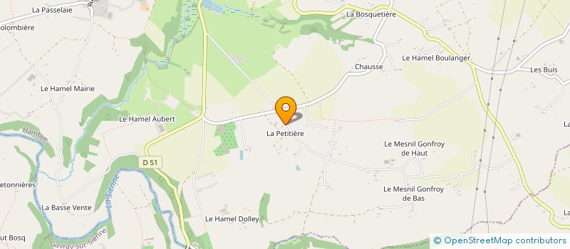 localisation de l'entreprise MONSIEUR JEAN YVES BEAUFILS  LE MESNIL-VILLEMAN