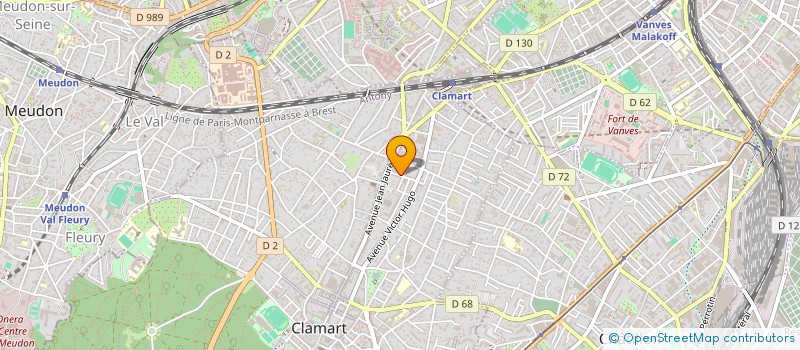 localisation de l'entreprise MONSIEUR JEAN-YVES BERTRAND à CLAMART