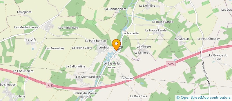 localisation de l'entreprise MONSIEUR JEAN-YVES BESQUENT  LUZILLE