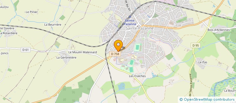 localisation de l'entreprise MONSIEUR JEAN-YVES BILLOT à SAINTE-PAZANNE