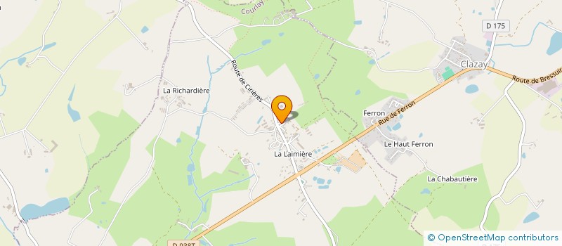 localisation de l'entreprise MONSIEUR JEAN-YVES BILLY  COURLAY