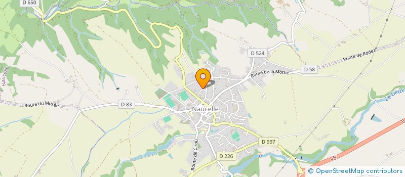 localisation de l'entreprise MONSIEUR JEAN YVES BLANC  NAUCELLE