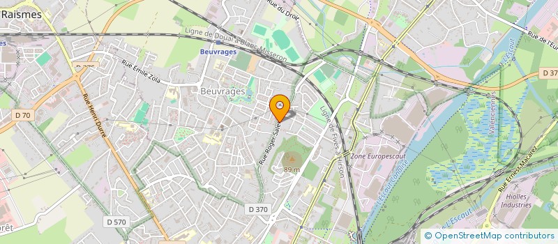 localisation de l'entreprise MONSIEUR JEAN-YVES BOONE  ANZIN