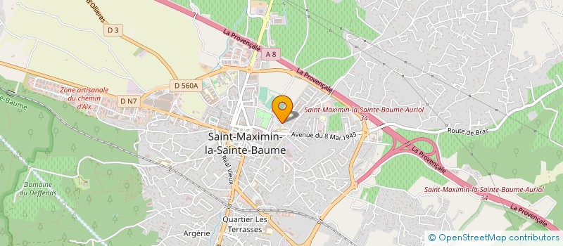 localisation de l'entreprise MONSIEUR JEAN-YVES BOSQ à SAINT-MAXIMIN-LA-SAINTE-BAUME