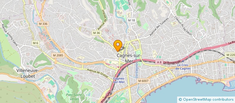 localisation de l'entreprise MONSIEUR JEAN-YVES BOTELLA à CAGNES-SUR-MER